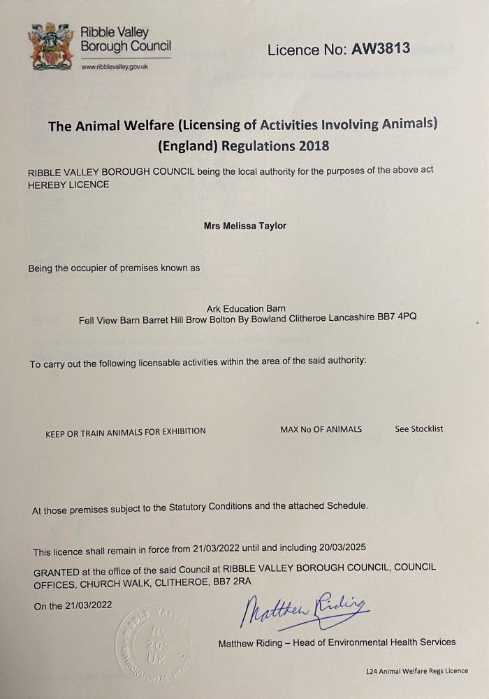 The Animal Welfare (Licensing Of Activities Involving Animals)(England ...